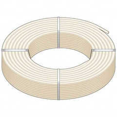 Mueller Industries - 0.862" ID x 1-1/8" OD, 100' Long, PEX-A Tube - Natural with Blue Print, 100 Max psi - Americas Industrial Supply