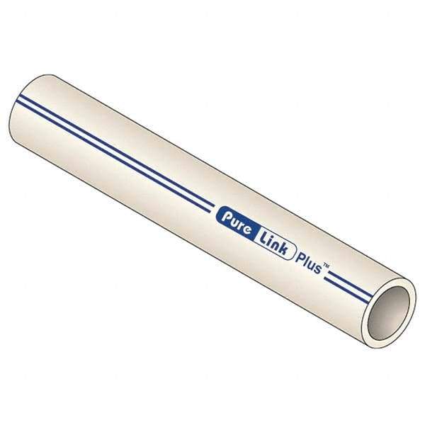 Mueller Industries - 0.671" ID x 7/8" OD, 20' Long, PEX-A Tube - Natural with Blue Print, 100 Max psi - Americas Industrial Supply