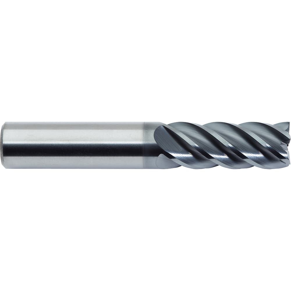M.A. Ford - Square End Mills; Mill Diameter (Inch): 3/4 ; Mill Diameter (Decimal Inch): 0.7500 ; Number of Flutes: 5 ; Length of Cut (Inch): 3-1/4 ; Length of Cut (Decimal Inch): 3.2500 ; Material: Solid Carbide - Exact Industrial Supply
