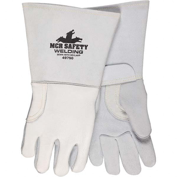 MCR Safety - Size M Foam Lined Elkskin Welding Glove - Americas Industrial Supply