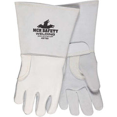 MCR Safety - Size M Foam Lined Elkskin Welding Glove - Americas Industrial Supply