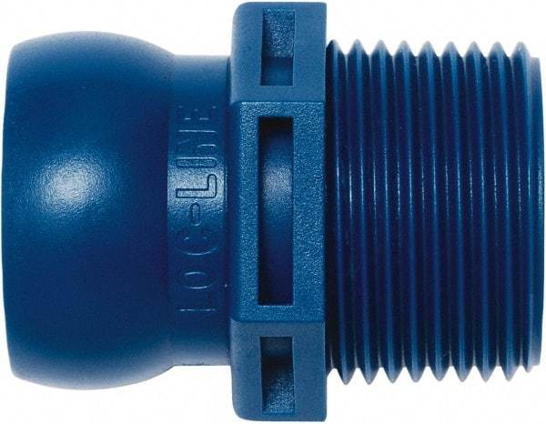 Loc-Line - 3/4" Hose ID, Male to Female Coolant Hose Connector - 3/4" BSPT, For Loc-Line Modular Hose Systems - Americas Industrial Supply