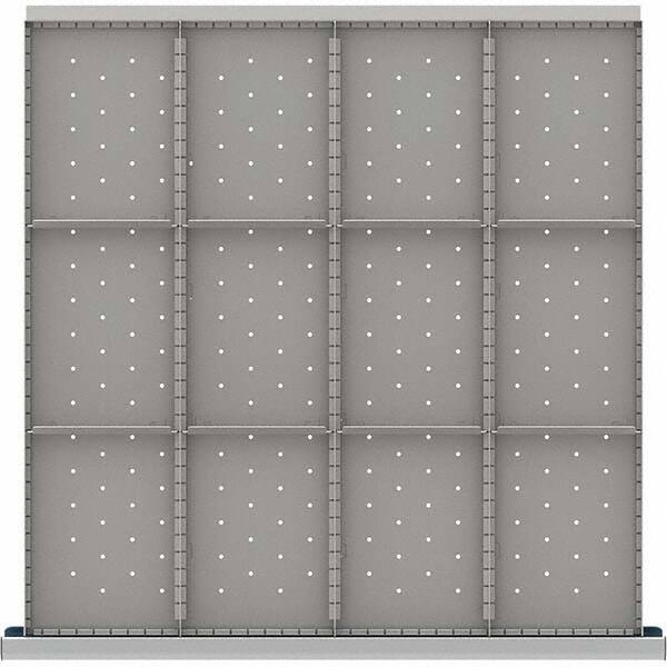 LISTA - 12-Compartment Drawer Divider Layout for 3.15" High Drawers - Americas Industrial Supply