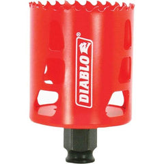 Freud - 2-3/8" Diam, 2-3/8" Cutting Depth, Hole Saw - Bi-Metal Saw, Toothed Edge - Americas Industrial Supply