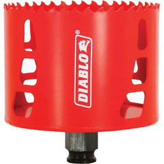 Freud - 3-1/2" Diam, 2-3/8" Cutting Depth, Hole Saw - Bi-Metal Saw, Toothed Edge - Americas Industrial Supply