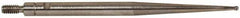 INTERAPID - 0.031" Ball Diam, Carbide, Ball Test Indicator Contact Point - 1-3/8" Contact Point Length, Use with Brown & Sharpe Interapid 312 Dial Test Indicators (Except 74.111965 & 74.111958) - Americas Industrial Supply