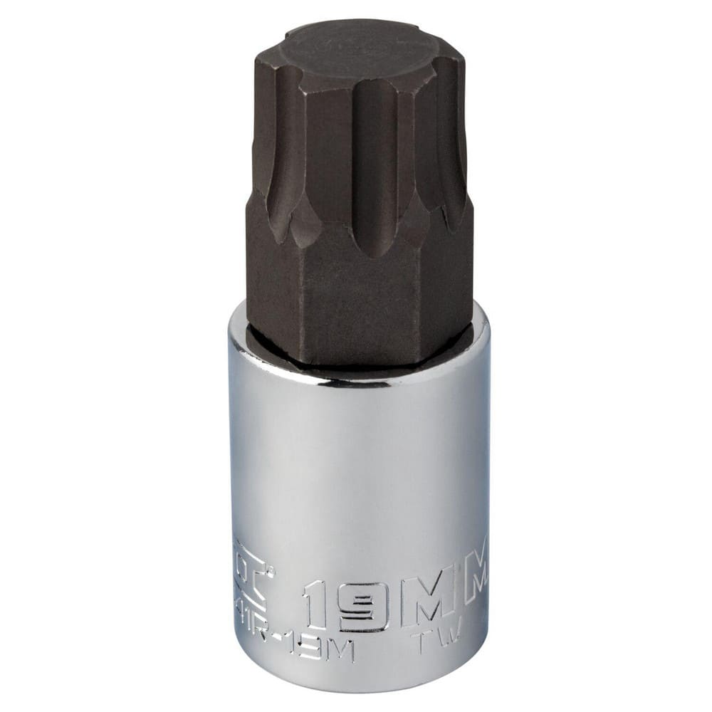 Hand Hex & Torx Bit Sockets; Socket Type: Hex Bit Socket; Tool Type: Hex Bit Socket; Hex Size (mm): 19.000; Bit Length (Inch): 2-3/4; Bit Length: 2.75 in; Insulated: No; Material: Steel; Finish: Chrome-Plated; Overall Length (Inch): 2-3/4 in; Non-sparking