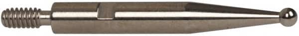 INTERAPID - 0.06" Ball Diam, Steel, Ball Test Indicator Contact Point - 0.65" Contact Point Length, Use with Brown & Sharpe Interapid 312 Dial Test Indicators (Except 74.111965 & 74.111958) - Americas Industrial Supply