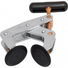 Kant Twist - 800 Lb, 2" Max Opening, 1-1/8" Open Throat Depth, 1-1/4" Closed Throat Depth, Cantilever Clamp - Polyethylene Jaw, T-Handle, 1-3/8" Max Width - Americas Industrial Supply