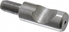Bison - Lathe Chuck Camlock Stud - 6-1/4" Chuck Diam Compatible, D1-4 Mount, 5/8" OD, M10x1 Thread - Americas Industrial Supply