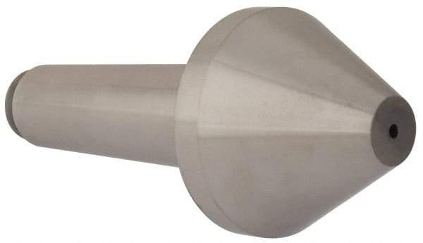 Riten - 3-1/2" Head Diam, Hardened Tool Steel Bull Nose Point Solid Dead Center - 5MT Morse Taper, 3-1/2" Point Diam, 2.155" Point Length - Americas Industrial Supply