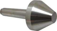 Riten - 2-3/4" Head Diam, Hardened Tool Steel Bull Nose Point Solid Dead Center - 3MT Morse Taper, 2-3/4" Point Diam, 1.508" Point Length - Americas Industrial Supply