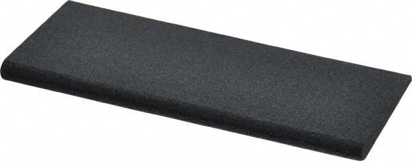 Norton - 4-1/2" Long x 1-3/4" Diam x 1/4" Thick, Silicon Carbide Sharpening Stone - Round Edge Slip, Medium Grade - Americas Industrial Supply