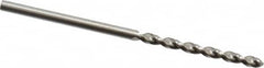 Guhring - 1.9mm 130° High Speed Steel Jobber Drill - Bright Finish, Right Hand Cut, Parabolic Flute, Straight Shank, 1-13/16" OAL, Standard Point - Americas Industrial Supply