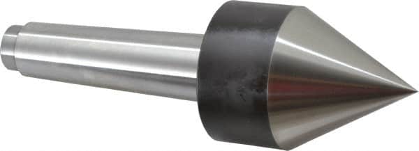 Riten - MT4 Taper Shank, Live Center - 2-1/2" Point Diam, 3-7/16" Point Len, 260 Lb Max Workpc, Pipe Nose Point - Americas Industrial Supply