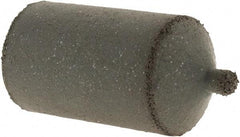 Cratex - 1" Max Diam x 1-3/4" Long, Cone, Rubberized Point - Coarse Grade, Silicon Carbide, 1/4" Arbor Hole, Unmounted - Americas Industrial Supply