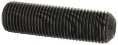 Value Collection - 1/2-20 UNF, 1-3/4" OAL, Cup Point Set Screw - Grade ASTM F912 Alloy Steel, 1/4" Key - Americas Industrial Supply