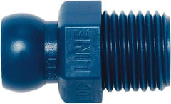 Loc-Line - 1/4" Hose ID, Male to Female Coolant Hose Connector - 1/4" BSPT, For Loc-Line Modular Hose Systems - Americas Industrial Supply