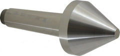 Riten - 2-3/4" Head Diam, Hardened Tool Steel Bull Nose Point Solid Dead Center - 4MT Morse Taper, 2-3/4" Point Diam, 1.939" Point Length - Americas Industrial Supply