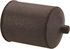 Cratex - 7/8" Max Diam x 1-1/4" Long, Cone, Rubberized Point - Medium Grade, Silicon Carbide, 1/4" Arbor Hole, Unmounted - Americas Industrial Supply