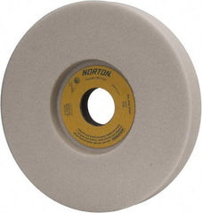 Norton - 7" Diam x 1-1/4" Hole x 1" Thick, K Hardness, 46 Grit Surface Grinding Wheel - Aluminum Oxide, Type 5, Coarse Grade, 3,600 Max RPM, Vitrified Bond, One-Side Recess - Americas Industrial Supply