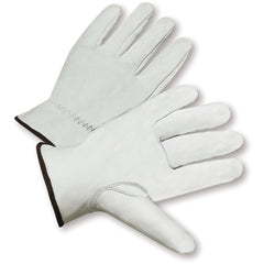 Select Grain Goatskin Leather Drivers Gloves Large - Americas Industrial Supply