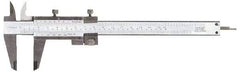 Fowler - 0 to 8" Stainless Steel Vernier Caliper - 0.02mm Graduation, 1.9" Jaw Depth, 0.0015" Accuracy, Includes Depth, Inside Diameter, Outside Diameter, Step - Americas Industrial Supply