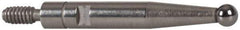 INTERAPID - 0.08" Ball Diam, Carbide, Ball Test Indicator Contact Point - 0.65" Contact Point Length, Use with Brown & Sharpe Interapid 312 Dial Test Indicators (Except 74.111965 & 74.111958) - Americas Industrial Supply