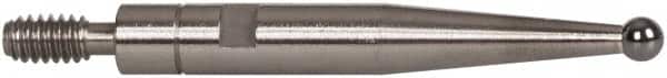 INTERAPID - 0.06" Ball Diam, Carbide, Ball Test Indicator Contact Point - 0.65" Contact Point Length, Use with Brown & Sharpe Interapid 312 Dial Test Indicators (Except 74.111965 & 74.111958) - Americas Industrial Supply