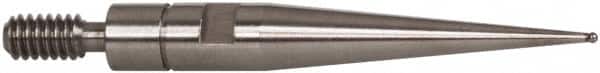 INTERAPID - 0.015" Ball Diam, Carbide, Ball Test Indicator Contact Point - 0.65" Contact Point Length, Use with Interapid Dial Test Indicators - Americas Industrial Supply