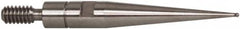 INTERAPID - 0.015" Ball Diam, Carbide, Ball Test Indicator Contact Point - 0.65" Contact Point Length, Use with Interapid Dial Test Indicators - Americas Industrial Supply
