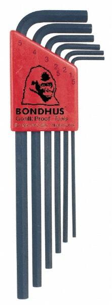 Bondhus - 6 Piece L-Key Hex Key Set - Americas Industrial Supply