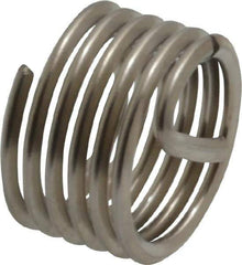 Recoil - M12x1.50 Metric Fine, 12mm OAL, Free Running Helical Insert - 7-1/4 Free Coils, Tanged, Stainless Steel, Bright Finish, 1D Insert Length - Americas Industrial Supply