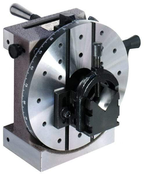 Harig - 24 Position, V-Block Grinding Fixture & Indexing Spacer - 4" High Centerline, 1-3/16" Spacer Through Hole, 8-5/16" OAL, 7-41/64" Overall Height - Americas Industrial Supply