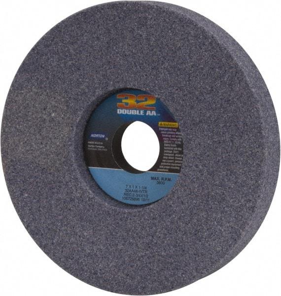 Norton - 7" Diam x 1-1/4" Hole x 1" Thick, I Hardness, 46 Grit Surface Grinding Wheel - Aluminum Oxide, Type 5, Coarse Grade, 3,600 Max RPM, Vitrified Bond, One-Side Recess - Americas Industrial Supply