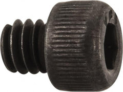 Value Collection - #5-40 UNC Hex Socket Drive, Socket Cap Screw - Alloy Steel, Black Oxide Finish, Fully Threaded, 1/8" Length Under Head - Americas Industrial Supply