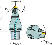 C6-DCMNN-00090-16 Capto® and SL Turning Holder - Americas Industrial Supply