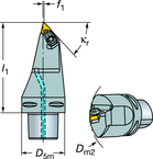 C6-DDMNL-33120-15 Capto® and SL Turning Holder - Americas Industrial Supply