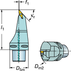 C6-SVMBL-00130-16 Capto® and SL Turning Holder - Americas Industrial Supply