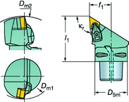 C5-CDJNR-35060-15-4 Capto® and SL Turning Holder - Americas Industrial Supply