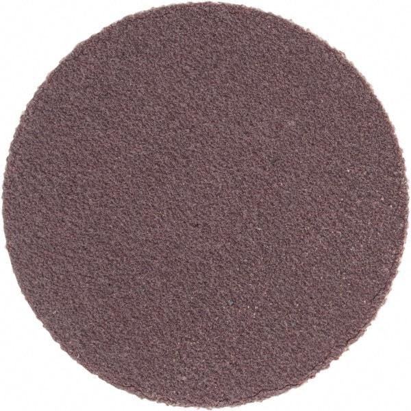 Standard Abrasives - 1" Disc Diam, 180 Grit, Aluminum Oxide Quick Change Disc - Type S Attaching System, Coated, Brown, Very Fine Grade, 20,000 RPM - Americas Industrial Supply
