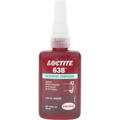 Loctite - 50 mL, Green, High Strength Retaining Compound - Series 638 - Americas Industrial Supply