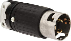 Hubbell Wiring Device-Kellems - 250 VAC, 50 Amp, NonNEMA Configuration, Industrial Grade, Self Grounding Plug - 3 Phase, 3 Poles, IP20, 0.83 to 1-1/4 Inch Cord Diameter - Americas Industrial Supply