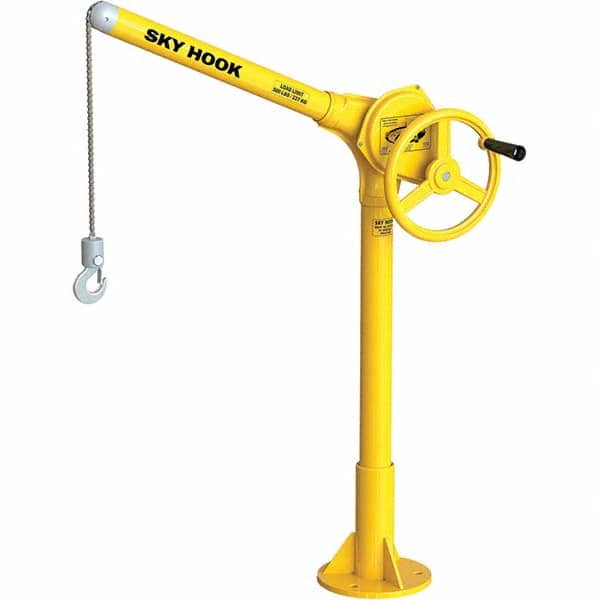 Sky Hook - 500 Lb Steel Lifting Hook Crane - Americas Industrial Supply