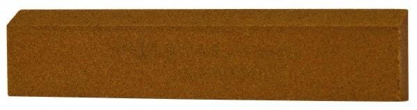 Norton - 4-1/2" Long x 1" Wide x 5/16" Thick, Aluminum Oxide Sharpening Stone - Rectangle, Medium Grade - Americas Industrial Supply