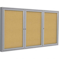 Ghent - Cork Bulletin Boards Style: Enclosed Cork Bulletin Boards Color: Natural Cork - Americas Industrial Supply