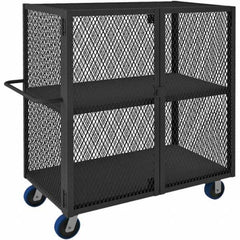 Durham - 2,000 Lb Capacity 2-Shelf Security Mesh Truck - Americas Industrial Supply