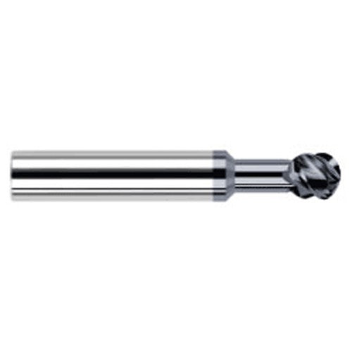 Undercutting End Mills - 0.3750″ (3/8″) Cutter Diameter × 0.7500″ (3/4″) Neck Length × 270° Carbide Undercutting End Mill, 4 Flutes, AlTiN Coated