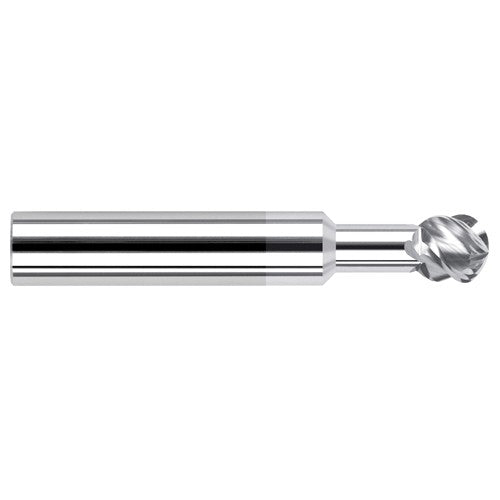 Undercutting End Mills - 0.5000″ (1/2″) Cutter Diameter × 3.0000″ (3″) Neck Length × 270° Carbide Undercutting End Mill, 4 Flutes, TiB2 Coated