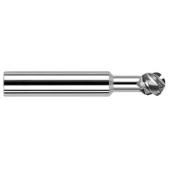 Undercutting End Mills - 0.0781″ (5/64″) Cutter Diameter × 0.3750″ (3/8″) Neck Length × 270° Carbide Undercutting End Mill, 2 Flutes